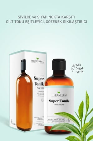 Pore Tight Sivilce, Siyah Nokta Karşıtı Super Tonik Laktik Asit %7
