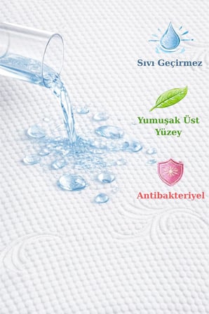 Sıvı Geçirmez Alez- Soft 3D- Çiçek Desen Fitted Tek-Çift Kişilik-Bebek Alezi Yatak Koruyucu Çarşaf (120 x 200)