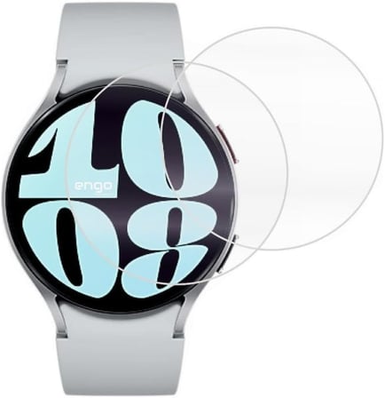 Samsung Galaxy Watch 6 44mm İle Uyumlu Ekran Koruyucu Çizilmeye Dayanıklı Akıllı Saat Koruması, 9H Temperli Kırılmaz Esnek Nano Cam, HD Şeffaf 2 Adet
