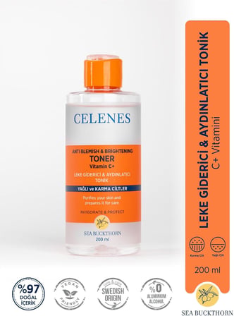Sea Buckthorn Aydınlatıcı Tonik, 200ml