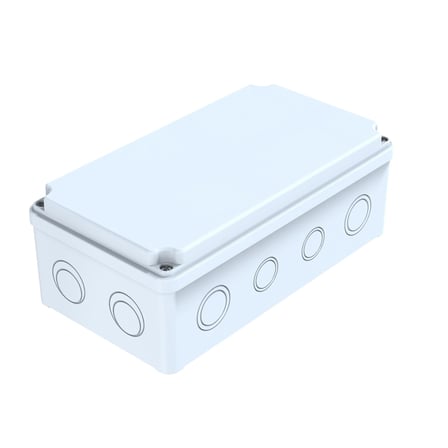 Buat Kutusu, Bağlantı Kutusu, Dağıtım Kutusu IP65 Su Geçirmez 120 x 220 x 80 mm Muhafaza Kutusu POLİ 032-1222