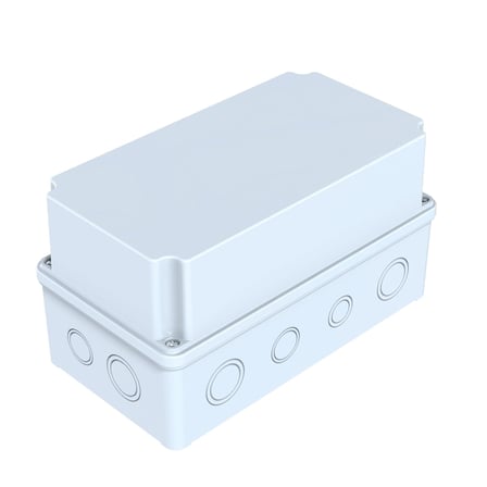 Buat Kutusu, Bağlantı Kutusu, Dağıtım Kutusu IP65 Su Geçirmez 120 x 220 x 120 mm Muhafaza Kutusu POLİ 032-1222-D