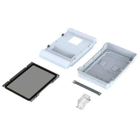 Kutusu 15 Sigortalı Monofaze/Trifaze Sıva Üstü Sayaç Kutusu IP65 35.5 x 56 x 14.3 cm POLİ 017
