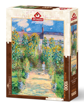 Puzzle Sanatçının Bahçesi, Claude Monet 1000 Parça Puzzle