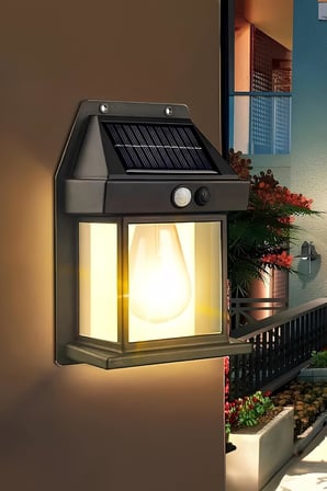 Model YENİ Suya Dayanıklı Harekete Duyarlı Güneş Enerjili Solar LED Dış Mekan Bahçe Lambası (4)