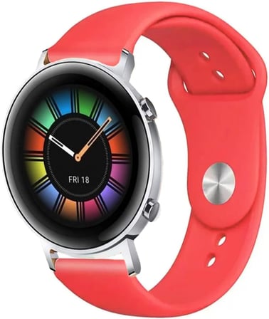 42mm Uyumlu Kordon Yumuşak Dokulu Esnek Jel Silikon Kayış
