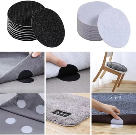 Kaydırmaz Kilim Kaydırmaz Minder Kaydırmaz Cırt Yapışkanlı Halı Kaydırmaz Cırt Bant (10 Adet)