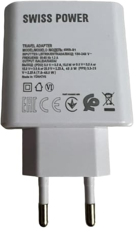 45w PD Hızlı Şarj Type-C Başlık SWS-S1W - Beyaz