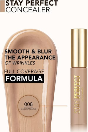Stay Perfect Yüksek Pigmentli & Yarı Mat Bitişli Likit Kapatıcı
