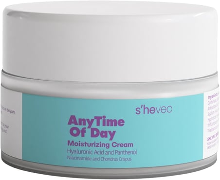 Vec ANY TIME OF DAY – 5 Kompleks Hyalüronik Asit İçeren 48 Saat Etkili Nemlendirici Cilt Bakım Kremi