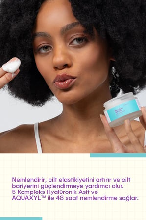 Vec ANY TIME OF DAY – 5 Kompleks Hyalüronik Asit İçeren 48 Saat Etkili Nemlendirici Cilt Bakım Kremi