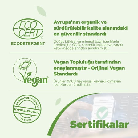 Green Organic Bitkisel Çamaşır Leke Çıkarıcı Sprey, Yıkama Öncesi Leke Sökücü Renkliler ve Beyazlar İçin, Ecocert Sertifikalı, 500 ml