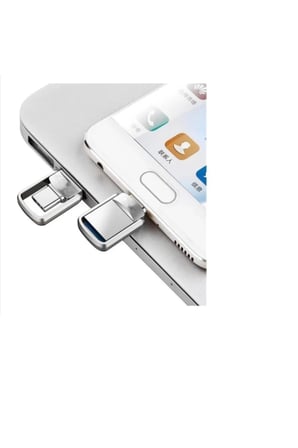 Type-c Usb Flash Bellek Mini 3.1 Usb Bellek Metal Dual Otg 64 Gb Type-c İphone 15 pro Max s24 ultra OTG