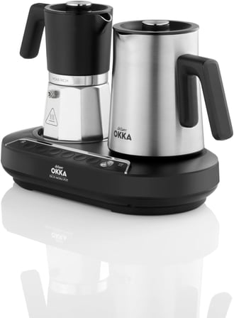 Okka OK0027 Rich Moka Pot Chrome