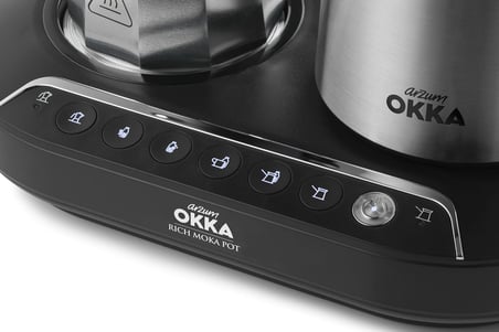 Okka OK0027 Rich Moka Pot Chrome