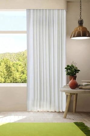 Saten Güneşlik Perde Ekru Renk (210x260cm)