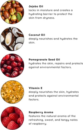 Dudak Parlatıcısı Nemlendirici Besleyici Lip Oil Gloss, Dudak Yağı, Ahududu Aromalı, E Vitamini