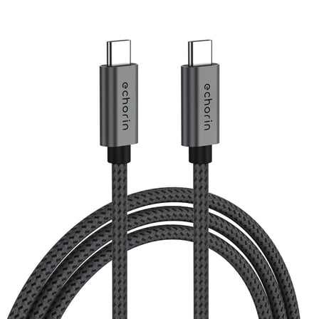 USB C'den USB C'ye, Örgülü Hızlı Şarj, Görüntü ve Veri Aktarım Kablosu PD 3.2, 5A, iPhone 15, 16, 17, M2 MacBook Pro, Air, iPad Pro ve Galaxy S25, S24, S23 ile Uyumlu