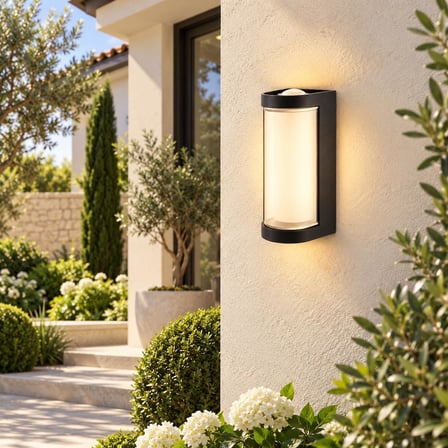 9W LED Dış Mekan Duvar Apliği – 3200K Gün Işığı, 830 Lümen, IP44, 220V, Bahçe Balkon ve Cephe Aydınlatma