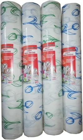 Masa Örtüsü 24 Metre 16 Yaprak Kullan At Masa Örtüsü Sıvı Geçirmez Desenli Örtü 100x150 cm