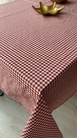 Piknik Örtüsü Sofra Bezi 170x170 cm (Bordo)