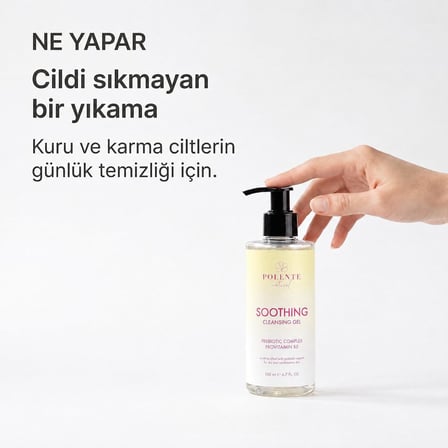 Natural Soothing Cleansing Gel, Yatıştırıcı Yüz Yıkama Jeli, 200 ml