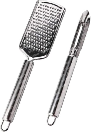 2'li Rende Ve Soyacak Seti Paslanmaz | Metal Rende Soyacak Set