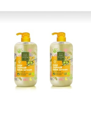 Sabri Tuncer Doğal Zeytinyağlı Bebek Şampuanı 600 ml x 2