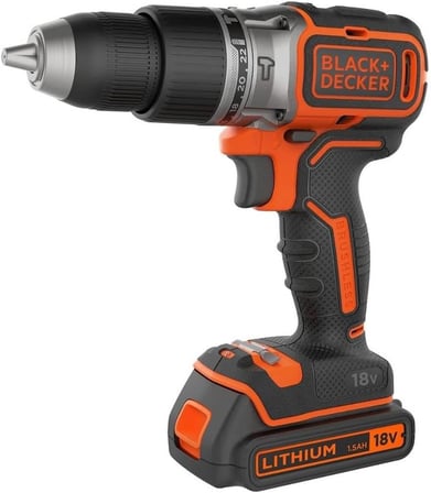 + Decker Bcd383d2xk-Qw 18v 2ah Powerconnect Çift Bataryalı Darbeli Matkap (2 X 2,0ah Şarj Göstergeli Batarya, 1a Şarj Cihazı ve Özel Saklama Kutusu)