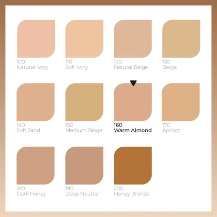 Cosmetics New Era Skin Protecting 160 Warm Almond Nemlendirici Etkili SPF 50 Hyaluronik Asitli Fondöten