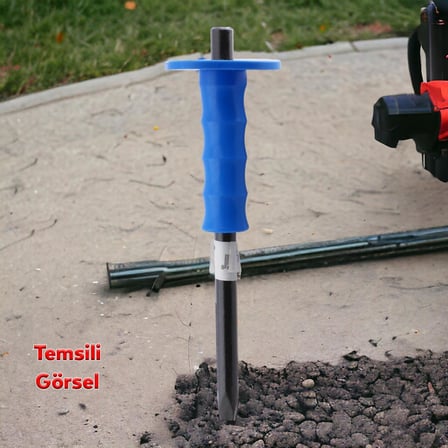 Kırıcı Uç Beton Kaya Taş Maden Manuel Delici Murç Hilti Ucu 28 cm