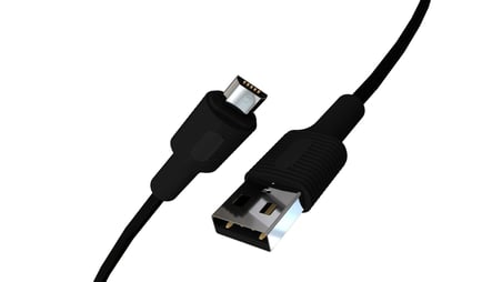 USB Hızlı Şarj Kablosu (Siyah + Siyah Uç) (120 CM)