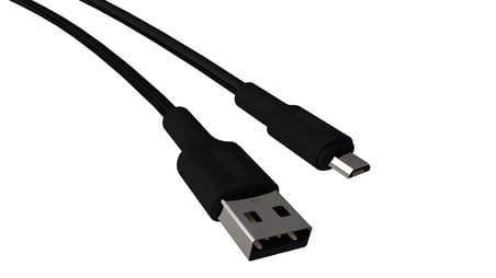USB Hızlı Şarj Kablosu (Siyah + Siyah Uç) (120 CM)