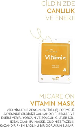 On Vitamin Mask Vitaminli Yüz Maskesi 5'li