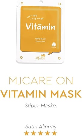 On Vitamin Mask Vitaminli Yüz Maskesi 5'li