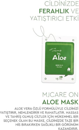 Aloe Vera Özlü Yüz Maskesi 5'li 88092208001605