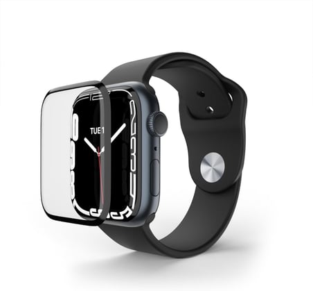 Apple Watch ile Uyumlu Nano-PPF Ekran Koruyucu Tam Kaplayan Tasarım ve Güçlü Yapışkan (41 MM)