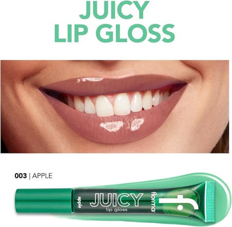 Meyve Aromalı Dudak Parlatıcısı (ELMA) - Juicy Lip Gloss - 003 Apple