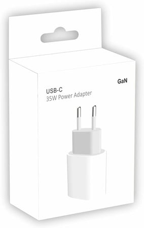 Type-C PD Hızlı Şarj Başlık Adaptör GaN Teknolojisi (Yerli Üretim) (35w)