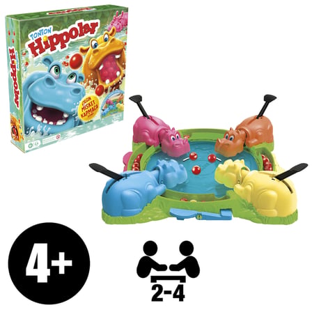 Hungry Hippos Oyunu | Anında Bilye Yeniden Fırlatma Özelliği | Kolay Kurulum ve Saklama | 4 Yaş ve Üzeri | 2-4 Oyuncu | Çocuk Oyunu | Türkçe versiyonu