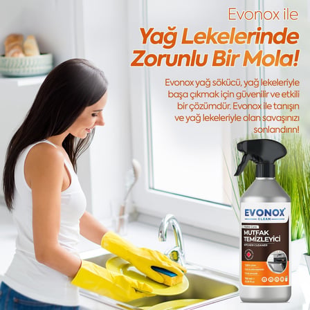 Clean Ultra Güçlü Mutfak Yüzey Temizleyici Ve Yağ Sökücü - Limon Kokulu Sprey 750 Ml