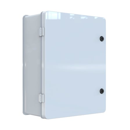Abs Pano 40 x 50 x 20 cm Taban Saclı IP65 Plastik Pano Montaj Plakalı Elektrik Kutusu Pano Darbeye Dayanıklı Dış Ortam Muhafaza Kutusu ABS Pano POLİ 024