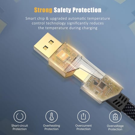 USB Şarj Kablosu: Type C to Lightning Örgü Şarj Kablosu USB A/USB C 65W Tip C/27W PD Her Cihaz ile Uyumlu Metal Başlıklı