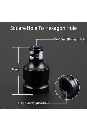 Adaptör Somun Sökme Makinesini Hex Bits Uç Dönüştürme Aparatı