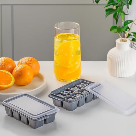 Mini Yapışmaz Silikon 2 Adet Bas Çıkar Buz Kalıbı- Silikon Buz Kalıbı Buzluk Bpa Içermez
