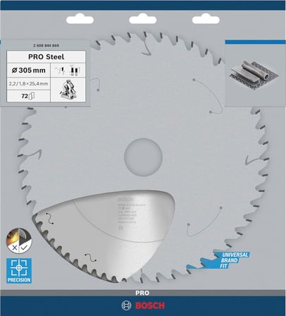 Pro Çelik Daire Testere 305x25,4 mm 72 Diş