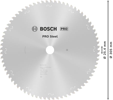 Pro Çelik Daire Testere 305x25,4 mm 72 Diş