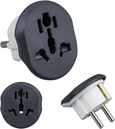 Adaptör Çevirici 16A 250V Seyahat fişi Dönüştürücü Adaptörü, CE sertifikalı, 200'den fazla ülkede ABD/Avustralya/UK