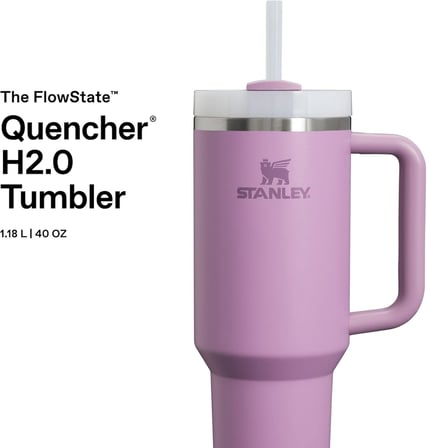 Quencher Pipetli Termos Bardak, 1.18 L