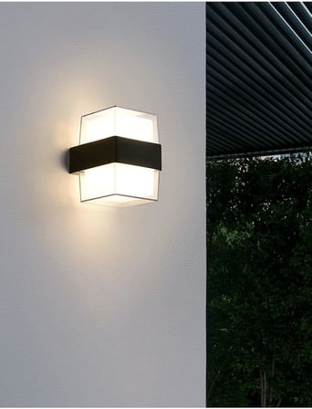 Geldi Prizma Led Aplik 12 Watt Gün Işığı 3200k Iç Mekan Ve Dış Mekan Cata Bora Led Aplik Ip54